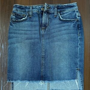 Joe's Jeans Blue Denim Skirt with Contrast Stitching
